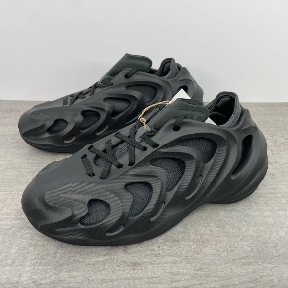 Adidas AdiFOM Q Sneakers 'Black Carbon' HP6586 Men's Size 6/Women's Size 7